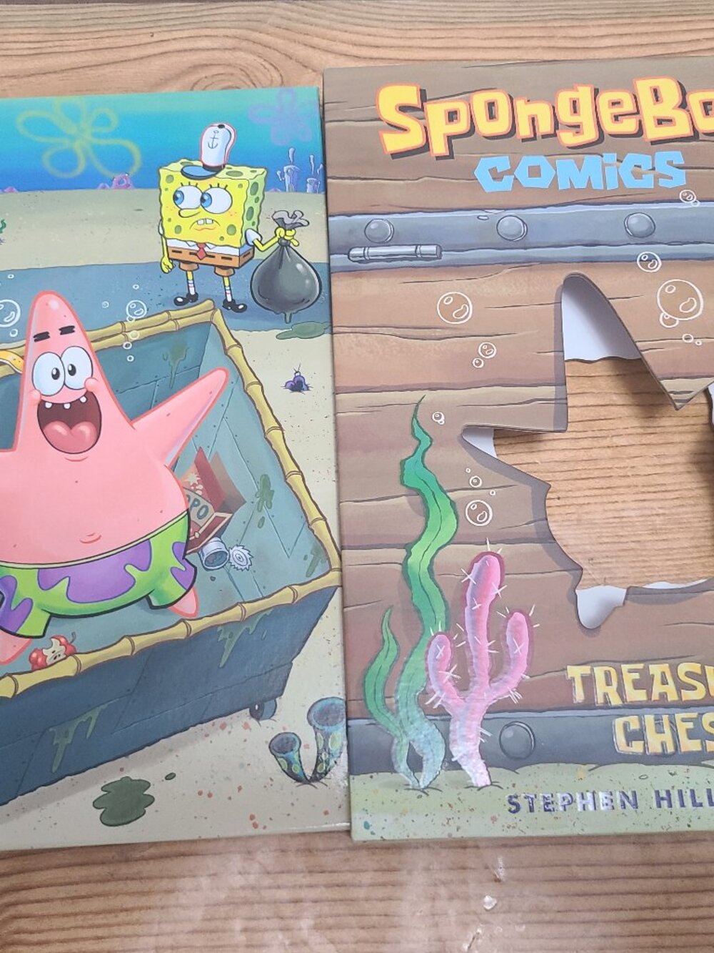 Spongebob Treasure Chest Hardcover Comics (no extra comics)